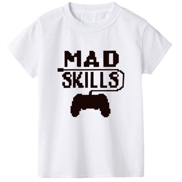 Børne-T-shirt B1421 hvid 10 C