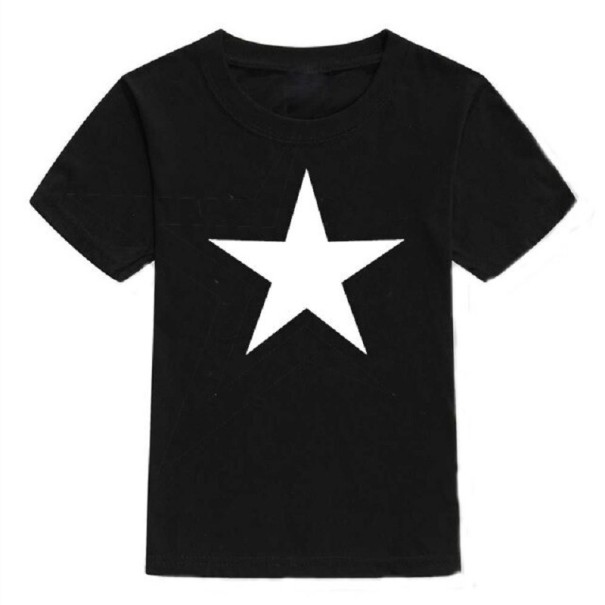 Børne-T-shirt B1421 sort 4 B