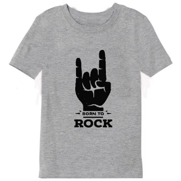 Børne-T-shirt B1423 grå 6 A