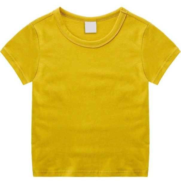 Børne-T-shirt B1444 okker 3
