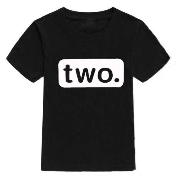 Børne-T-shirt B1515 sort 2 B