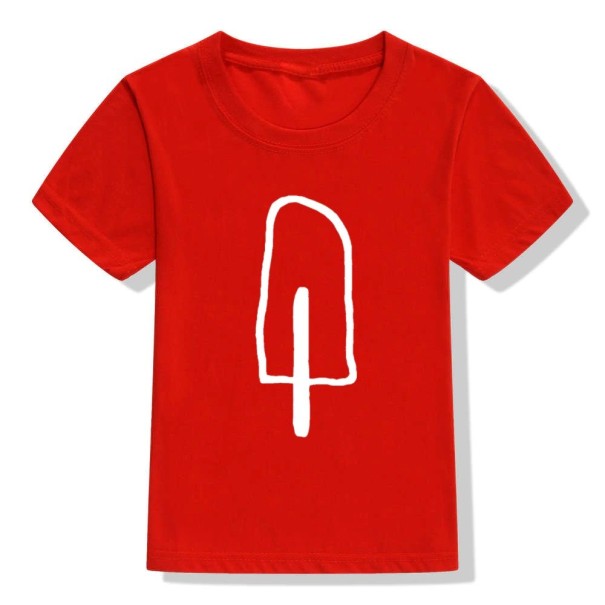 Børne-T-shirt B1528 rød 5