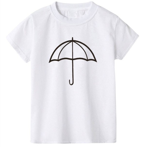 Børne-T-shirt B1546 hvid 5 A