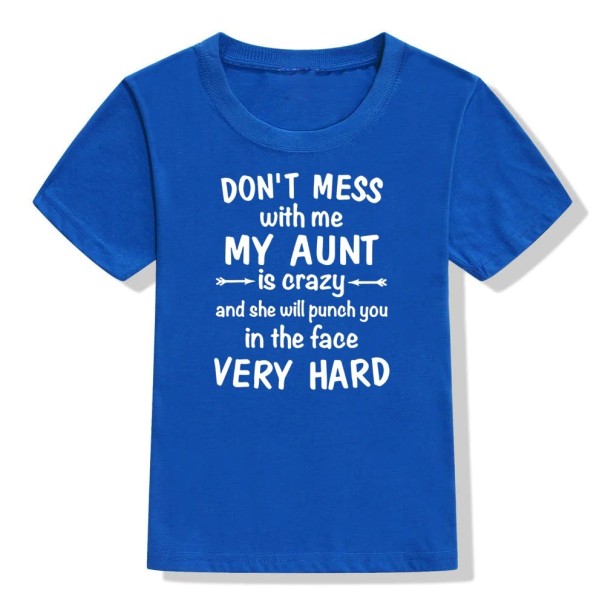 Børne-T-shirt B1548 blå 4 A