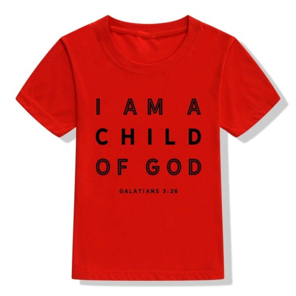Børne-T-shirt B1578 rød 3