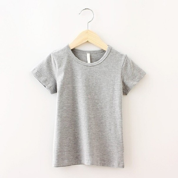 Børne-T-shirt B1579 grå 3
