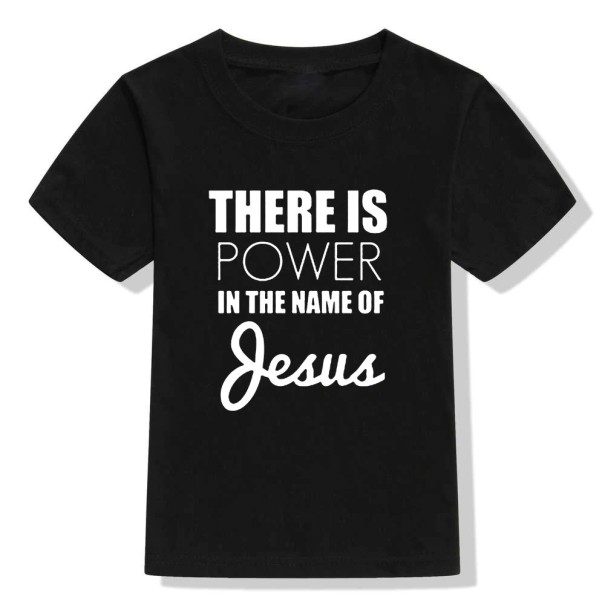 Børne-T-shirt B1605 sort 12-24 måneder