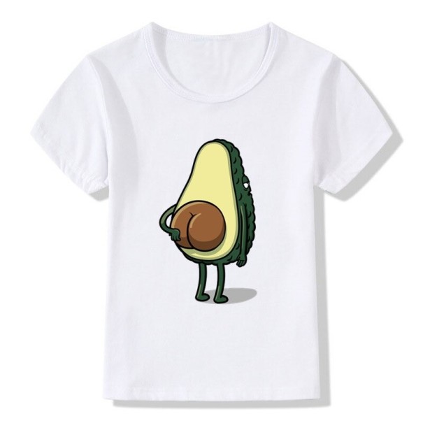 Børne t-shirt med avocado 3 B