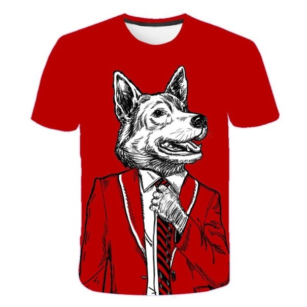 Børne-T-shirt med dyr B1545 4 N