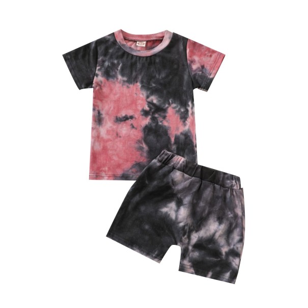 Børne-T-shirt og shorts L1527 12-24 måneder D