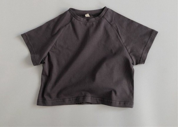 Børne-T-shirt T2505 mørkegrå 6 Børne-T-shirt T2505 mørkegrå 6