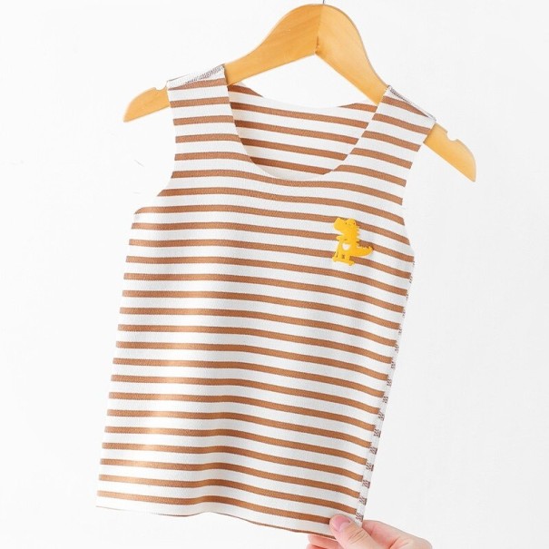 Børne tanktop B1645 brun 8