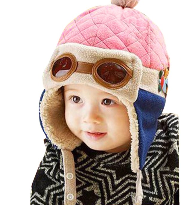 Børne vinterhue Pilot J2466 rosa