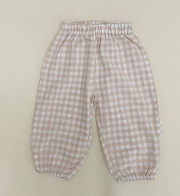 Børnebukser L2229 beige 12-24 måneder