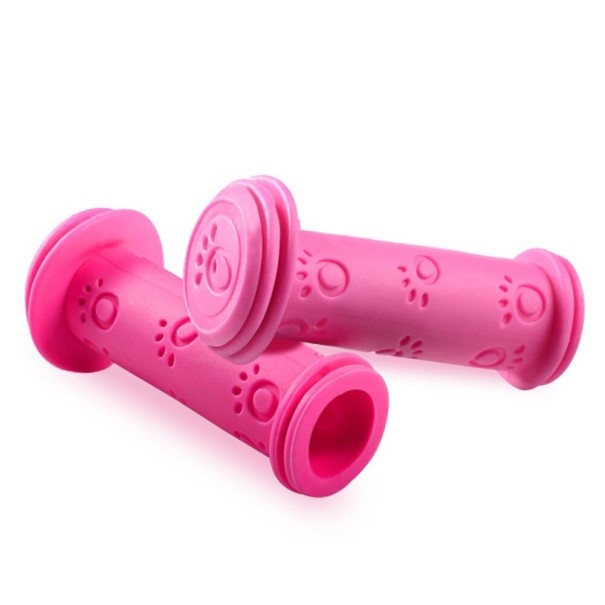 Børnecykelgreb rosa