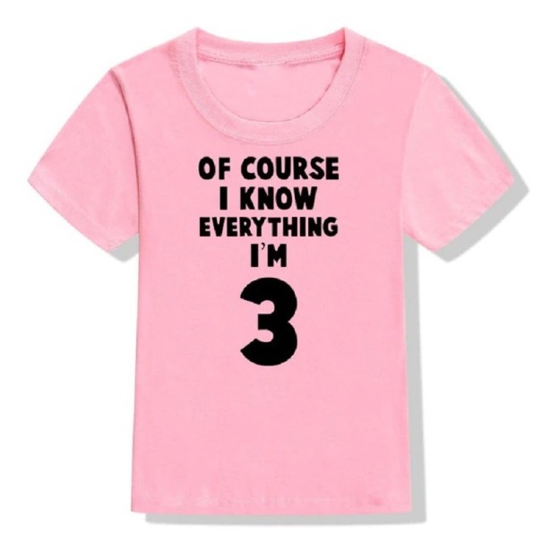 Børnefødselsdags-t-shirt B1468 8 E