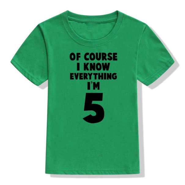 Børnefødselsdags-t-shirt B1504 5 C