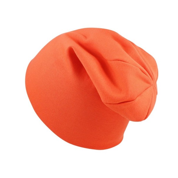Børnehue, ensfarvet orange