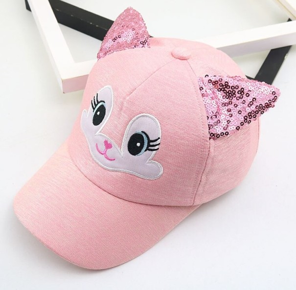 Børnehue med ører Becca rosa