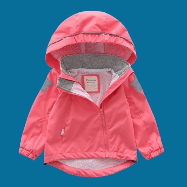 Børnejakke L2071 rosa 4