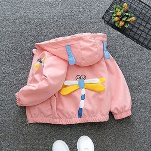 Børnejakke L2084 rosa 9-12 måneder