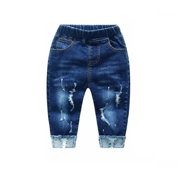 Børnejeans L2118 mørkeblå 12-18 måneder