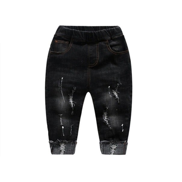 Børnejeans L2118 sort 12-18 måneder