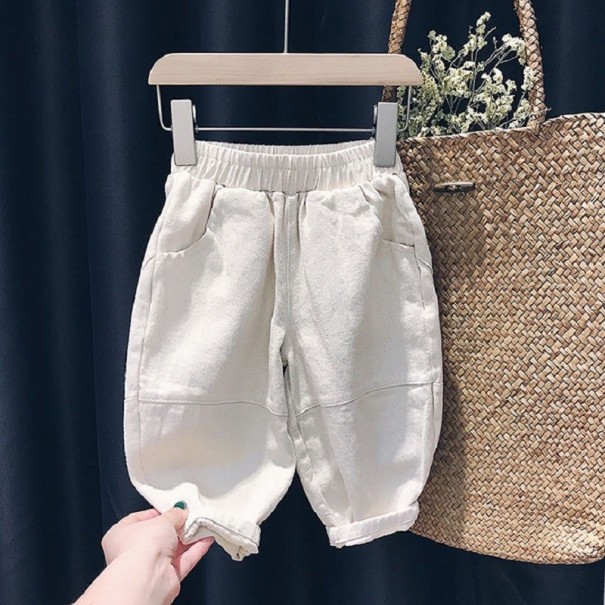 Børnejeans L2279 cremefarvet 5