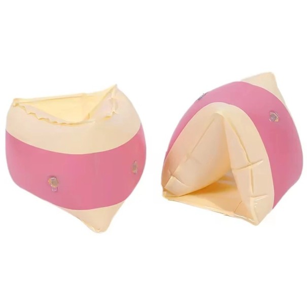 Børnesæt af PVC oppustelige bolde til poolen Legeringe til begyndere Sommer vand legetøj Oppustet størrelse 24 × 19 cm rosa