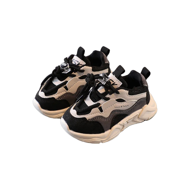 Børnesportssko Åndbare UNISEX sneakers Piger udendørssko Drengesneakers til foråret sort 21