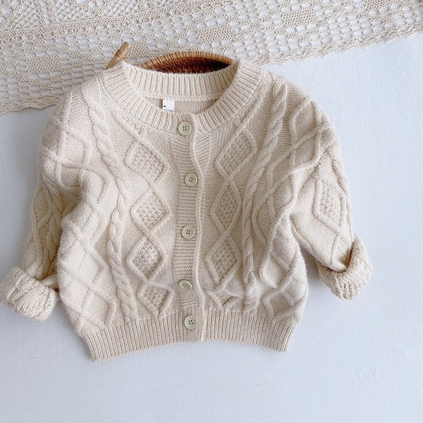 Børnestrikket sweater L649 2