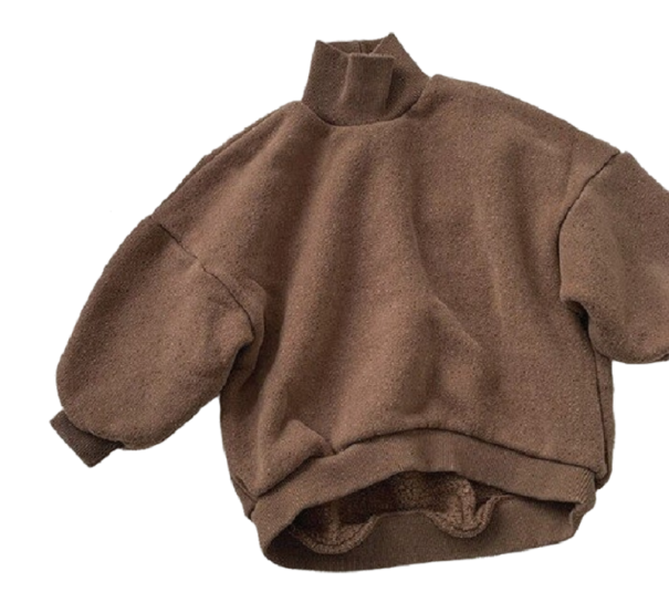 Børnesweatshirt B1645 brun 4