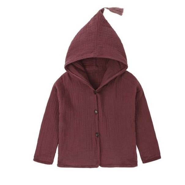 Børnesweatshirt L1837 bordeaux 12-24 måneder