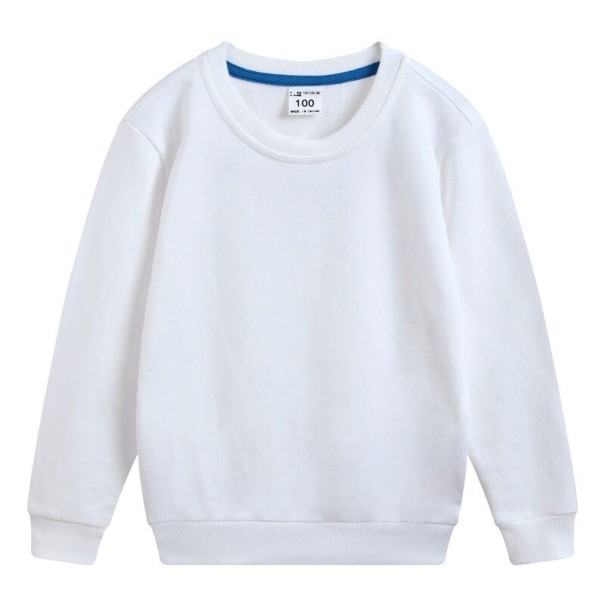 Børnesweatshirt L526 hvid 9-12 måneder