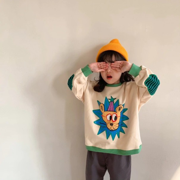 Børnesweatshirt L543 beige 3