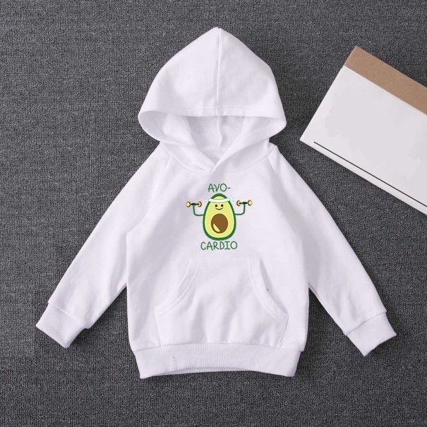 Børnesweatshirt L555 hvid 10 E