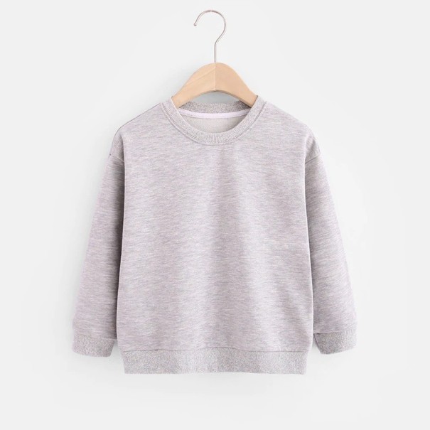 Børnesweatshirt L584 grå 6