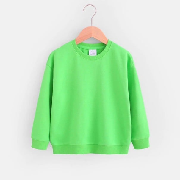 Børnesweatshirt L584 grøn 8