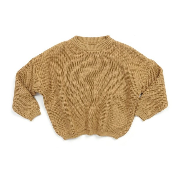 Børnetrøje L591 lysebrun 4
