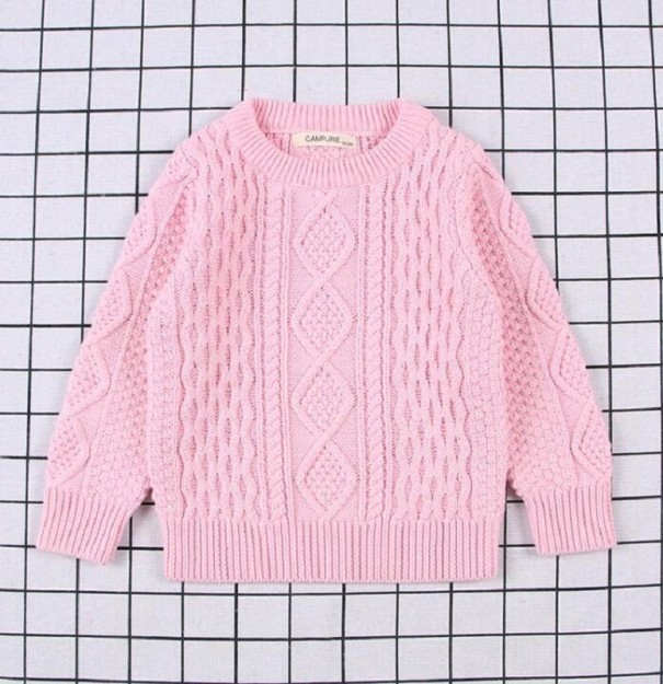 Børnetrøje L624 rosa 3