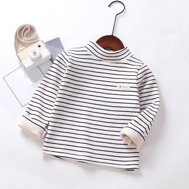 Børns langærmede sweatshirt hvid 4