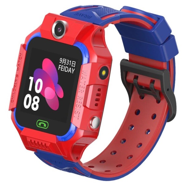 Børns smartwatch med kamera rød