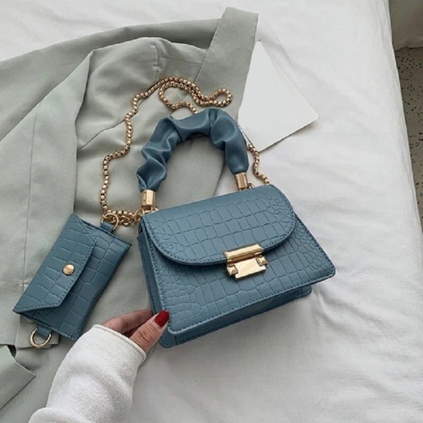 Borsa a tracolla da donna M1169 blu