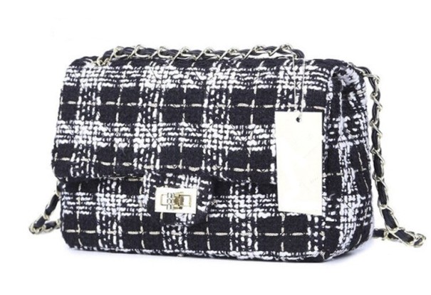 Borsa a tracolla da donna M1252 nero L