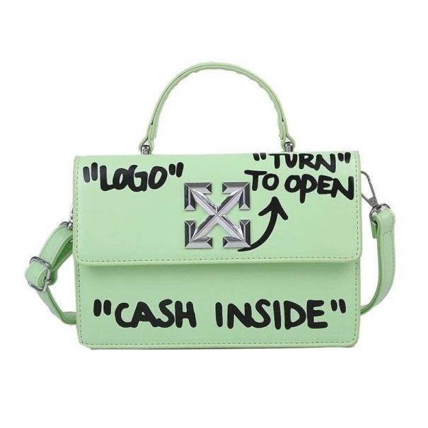 Borsa a tracolla da donna M1508 verde chiaro