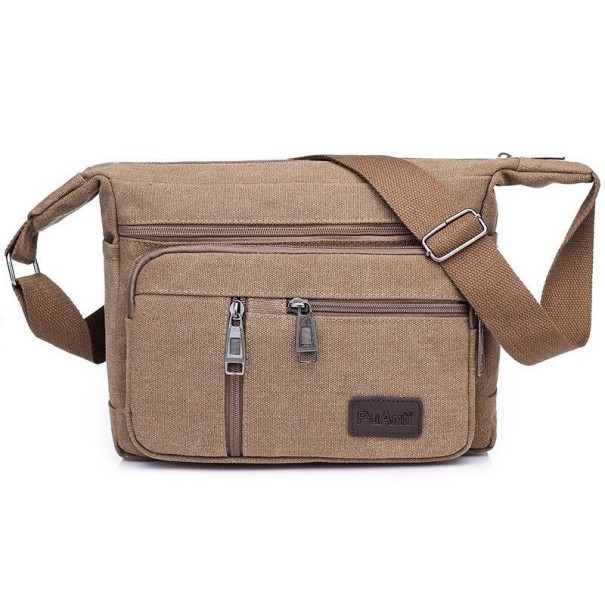 Borsa a tracolla da uomo T330 marrone chiaro