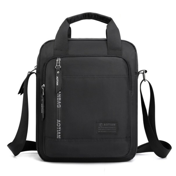 Borsa a tracolla da uomo T418 nero 2