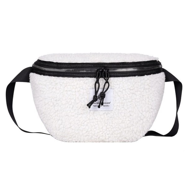 Borsa a vita da donna T845 bianco