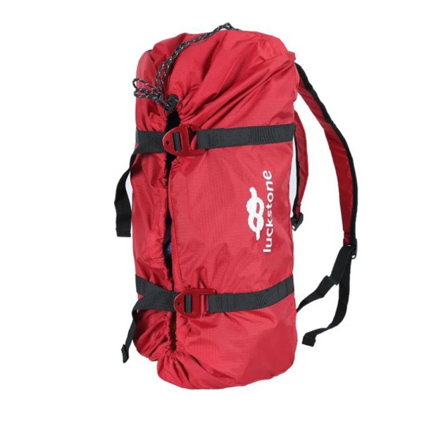 Borsa da arrampicata per corda Zaino da arrampicata per corda Borsa impermeabile 48 x 24 cm rosso