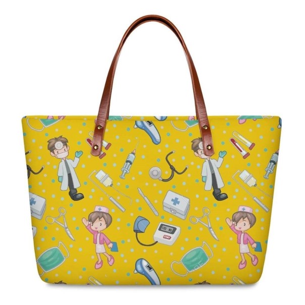 Borsa da donna in neoprene M1001 giallo scuro